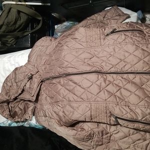 London fog quilted puff jacket